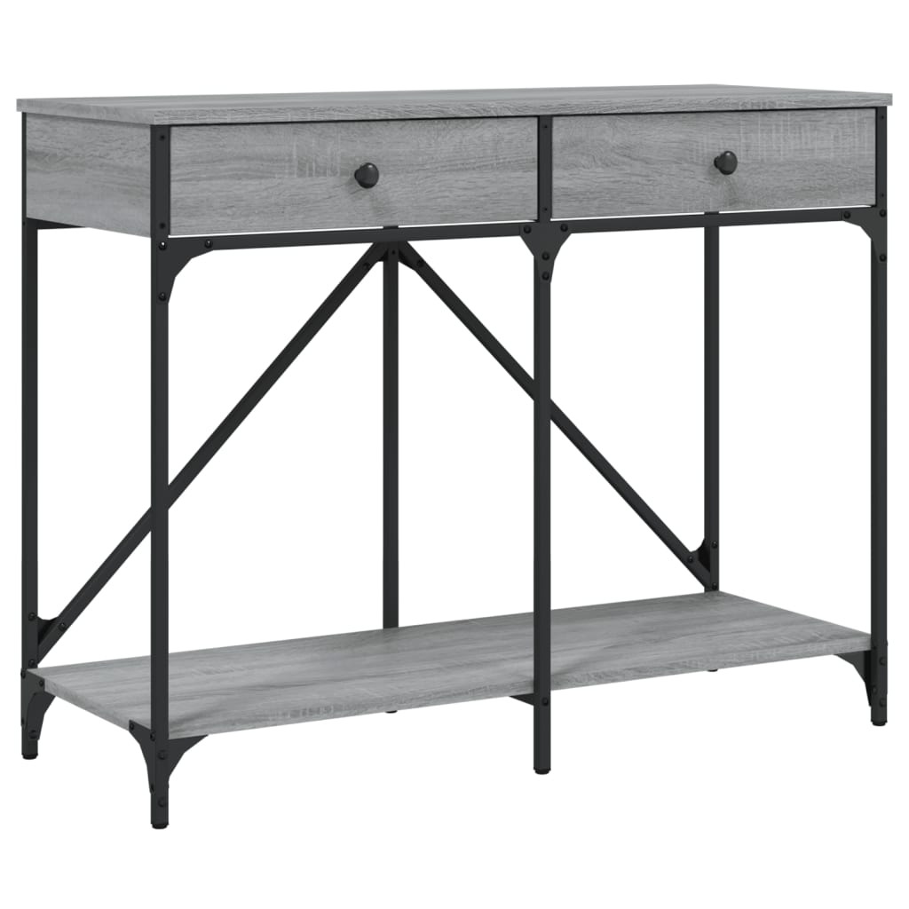 Konsolentisch Grau Sonoma 100x39x78,5 cm Holzwerkstoff - Pazzar.ch