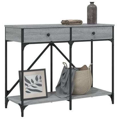 Konsolentisch Grau Sonoma 100x39x78,5 cm Holzwerkstoff - Pazzar.ch