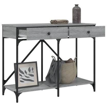 Konsolentisch Grau Sonoma 100x39x78,5 cm Holzwerkstoff - Pazzar.ch