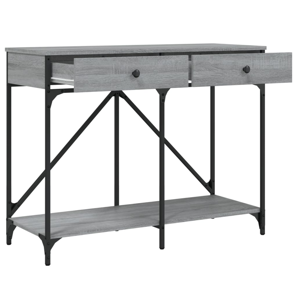 Konsolentisch Grau Sonoma 100x39x78,5 cm Holzwerkstoff - Pazzar.ch