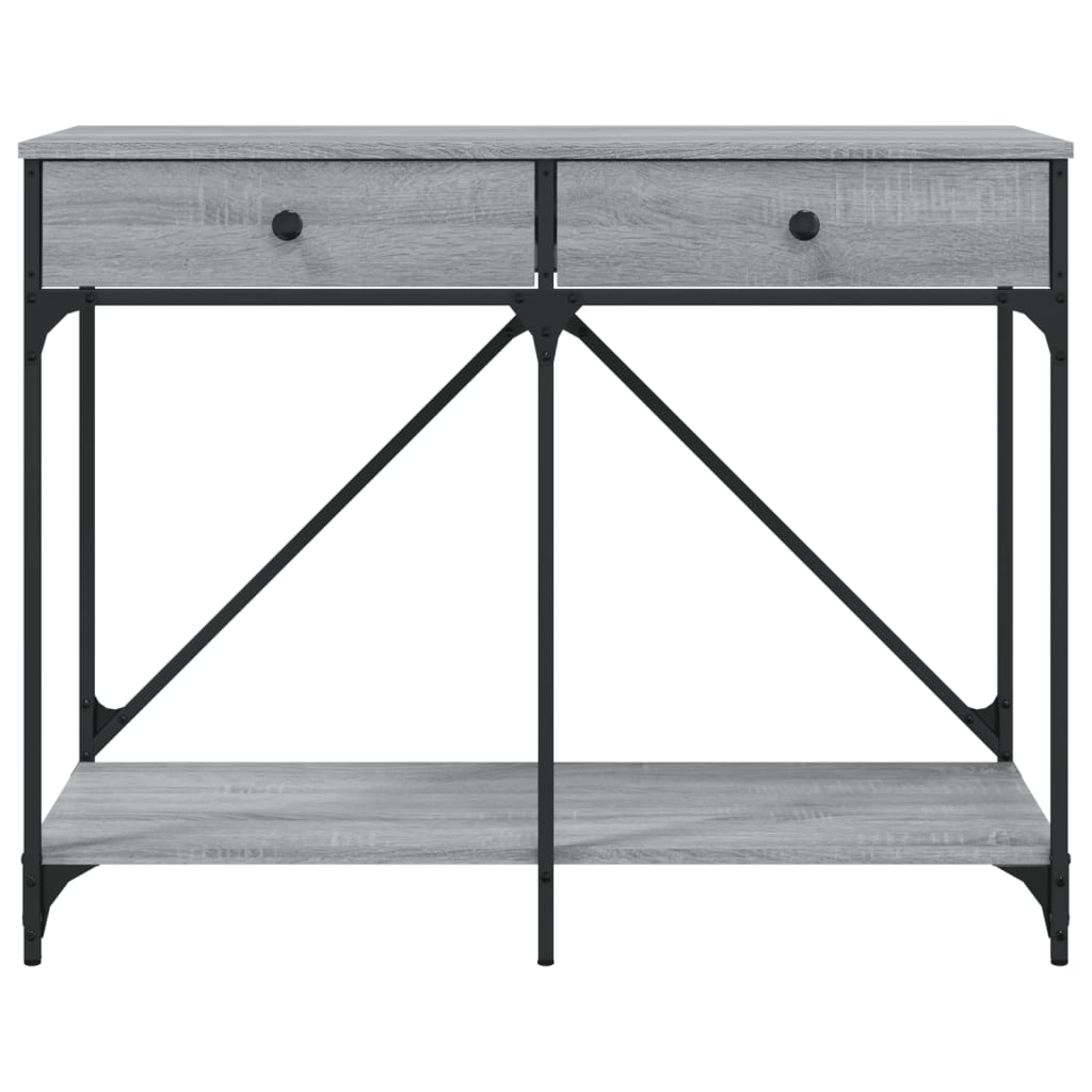 Konsolentisch Grau Sonoma 100x39x78,5 cm Holzwerkstoff - Pazzar.ch