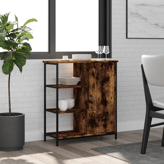 Sideboard Räuchereiche 70x30x80 cm Holzwerkstoff - Pazzar.ch
