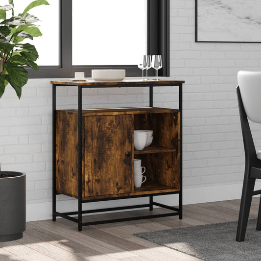 Sideboard Räuchereiche 69x35x80 cm Holzwerkstoff - Pazzar.ch