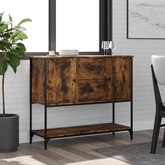 Sideboard Räuchereiche 100x36x85 cm Holzwerkstoff - Pazzar.ch