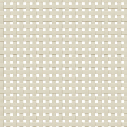 Couchtisch SENJA Rattan-Optik Weiß 100x55x33 cm Kiefernholz - Pazzar.ch