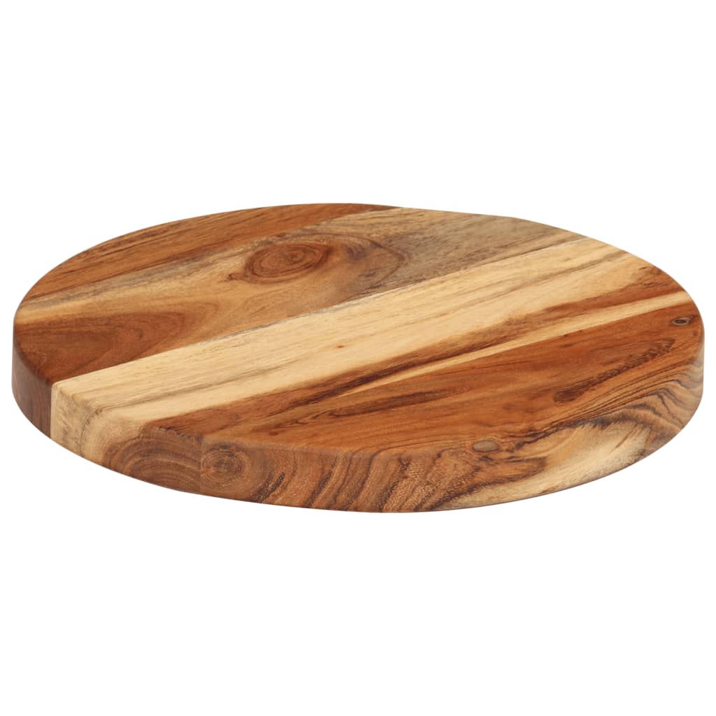 Schneidebrett Ø25x2,5 cm Massivholz Akazie - Pazzar.ch