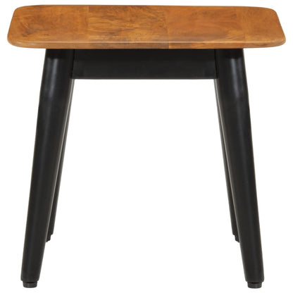 Couchtisch 45x45x40 cm Massivholz Mango und Eisen - Pazzar.ch