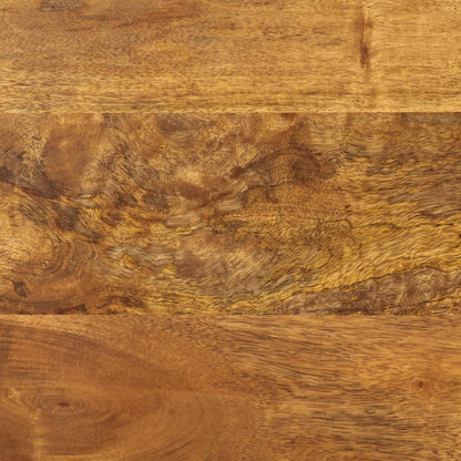 Couchtisch 45x45x40 cm Massivholz Mango und Eisen - Pazzar.ch