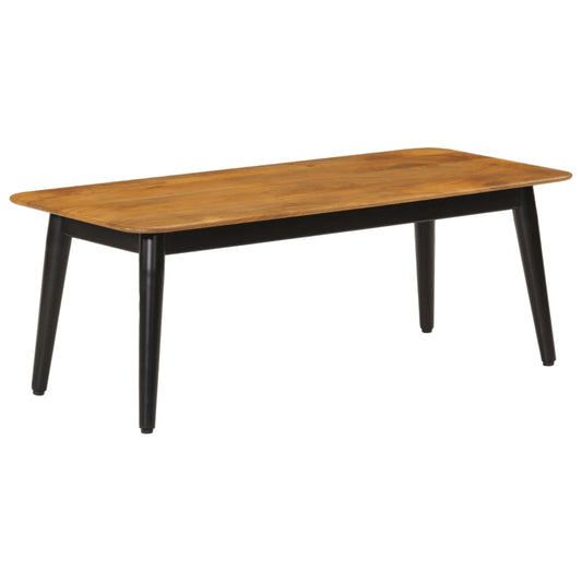 Couchtisch 110x50x40 cm Massivholz Mango und Eisen - Pazzar.ch