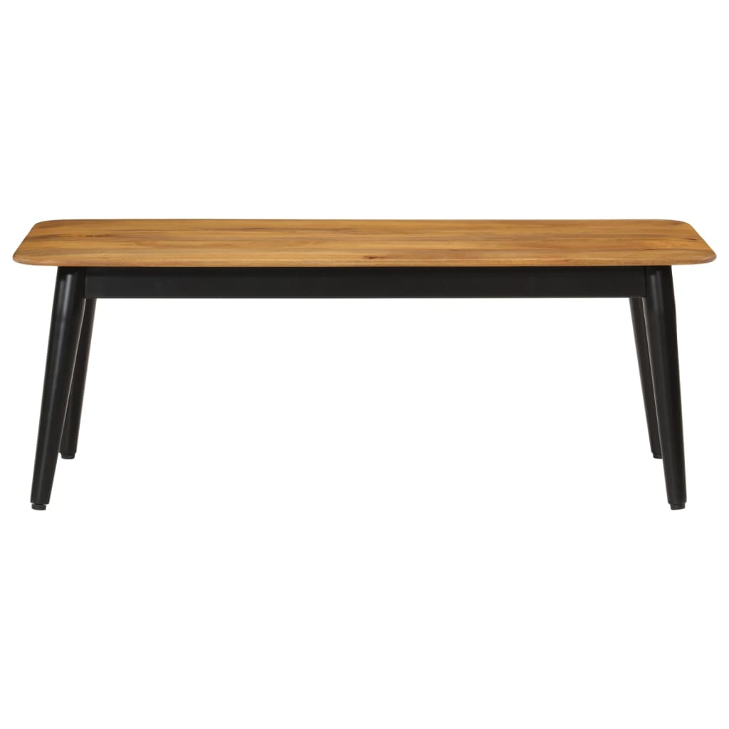 Couchtisch 110x50x40 cm Massivholz Mango und Eisen - Pazzar.ch