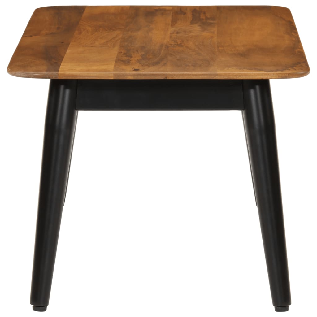 Couchtisch 110x50x40 cm Massivholz Mango und Eisen - Pazzar.ch