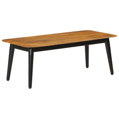 Couchtisch 110x50x40 cm Massivholz Mango und Eisen - Pazzar.ch