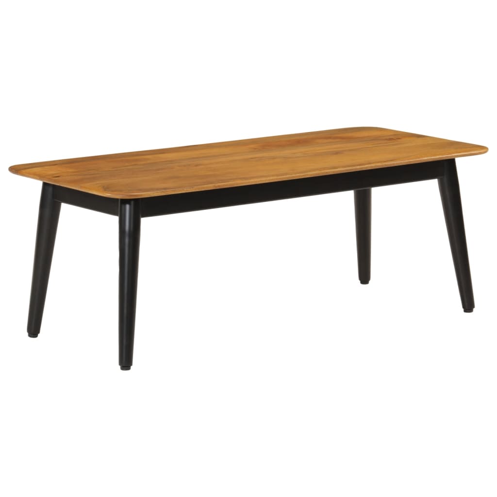 Couchtisch 110x50x40 cm Massivholz Mango und Eisen - Pazzar.ch