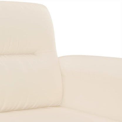 2-Sitzer-Sofa Beige 120 cm Mikrofasergewebe - Pazzar.ch