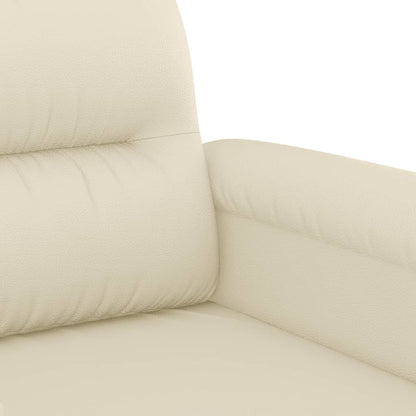 2-Sitzer-Sofa Creme 120 cm Kunstleder - Pazzar.ch