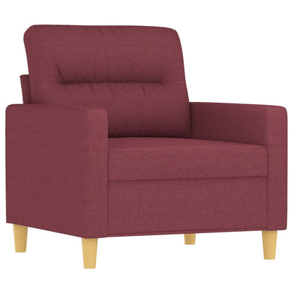 Sofasessel Weinrot 60 cm Stoff - Pazzar.ch