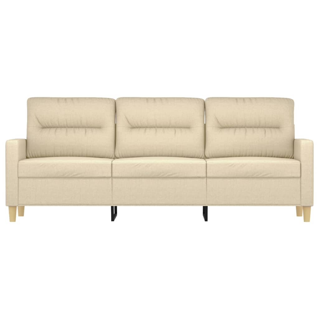 3-Sitzer-Sofa Creme 180 cm Stoff - Pazzar.ch