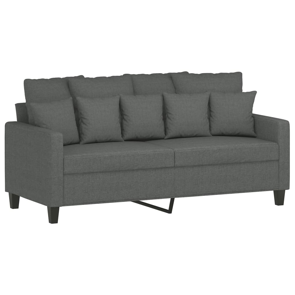 2-Sitzer-Sofa Dunkelgrau 140 cm Stoff - Pazzar.ch
