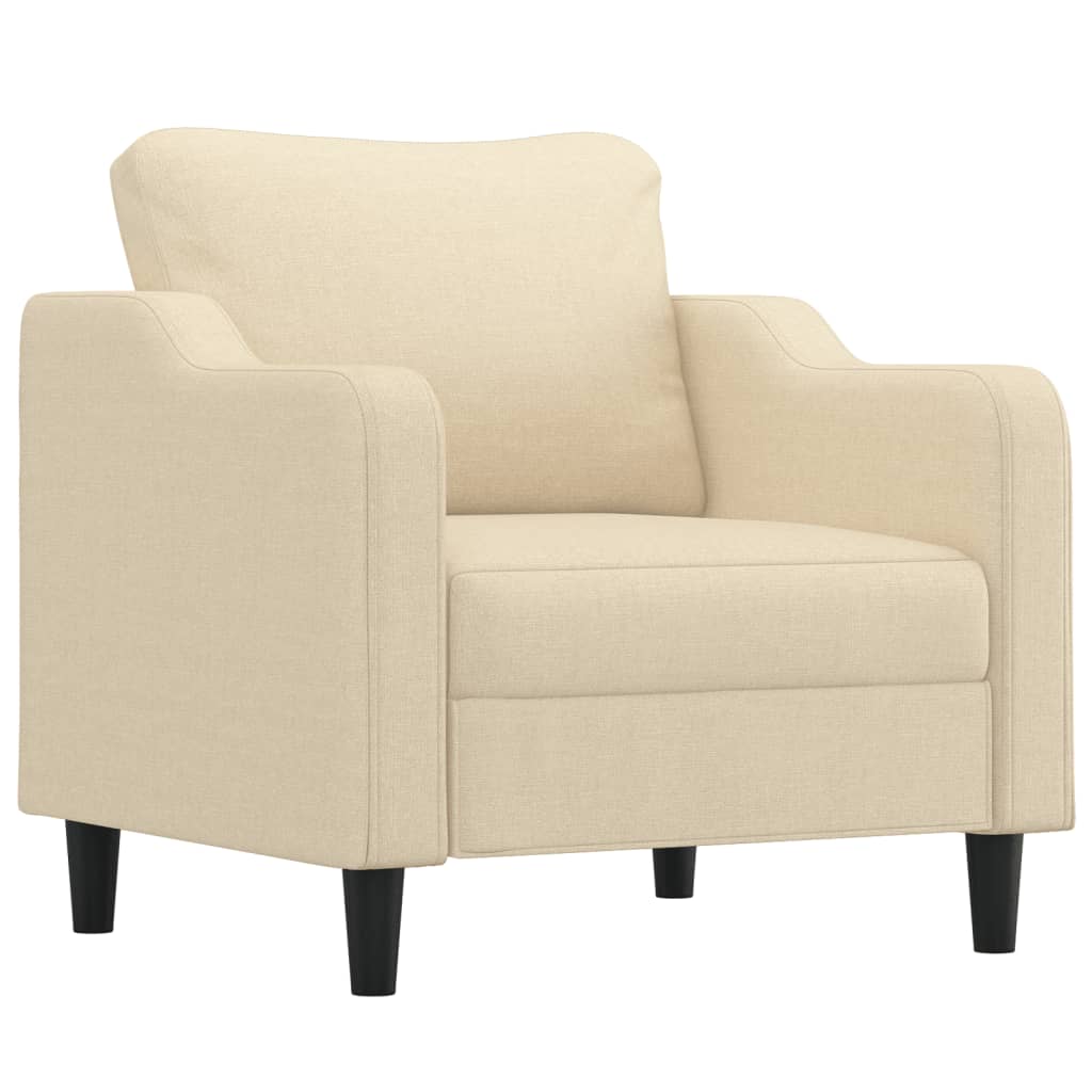 Sessel Creme 60 cm Stoff - Pazzar.ch