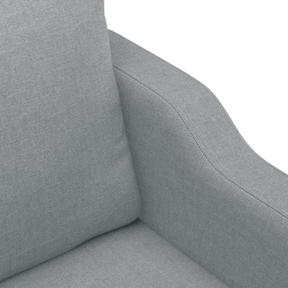 2-Sitzer-Sofa Hellgrau 120 cm Stoff - Pazzar.ch