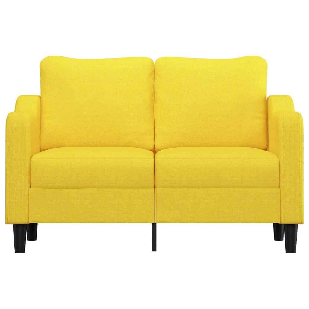 2-Sitzer-Sofa Hellgelb 120 cm Stoff - Pazzar.ch