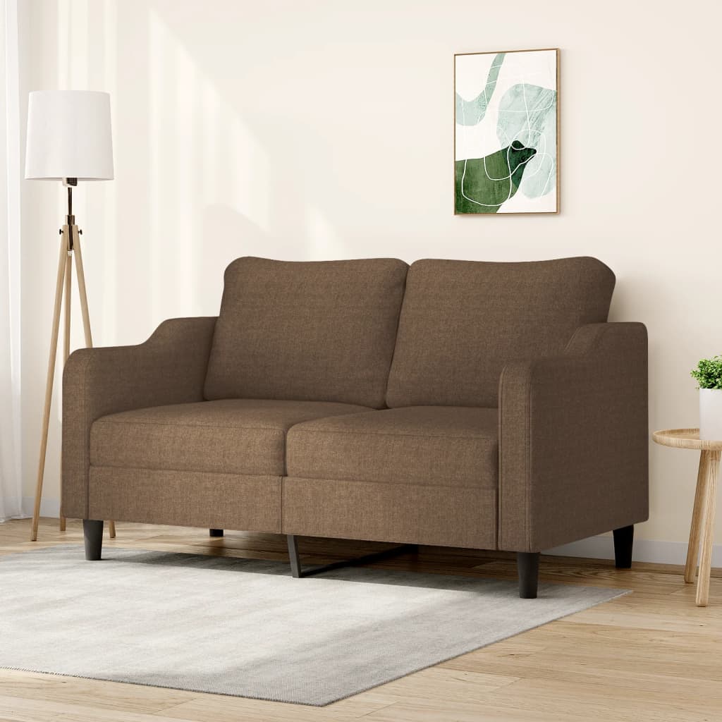 2-Sitzer-Sofa Braun 140 cm Stoff - Pazzar.ch