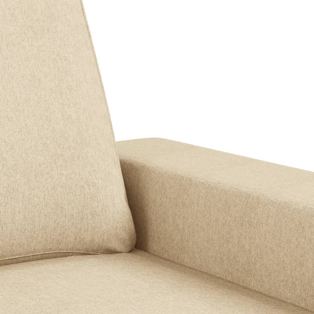 2-Sitzer-Sofa Creme 120 cm Stoff - Pazzar.ch