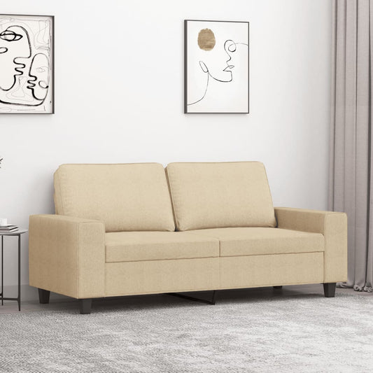 2-Sitzer-Sofa Creme 140 cm Stoff - Pazzar.ch