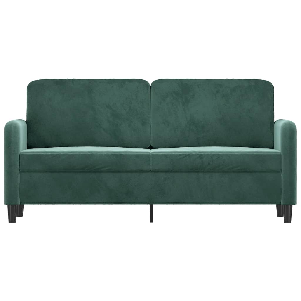 2-Sitzer-Sofa Dunkelgrün 140 cm Samt - Pazzar.ch