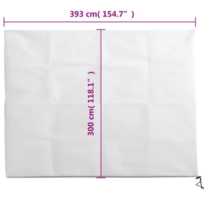 Wintervlies mit Reißverschluss 70 g/m² 3,93x3 m - Pazzar.ch