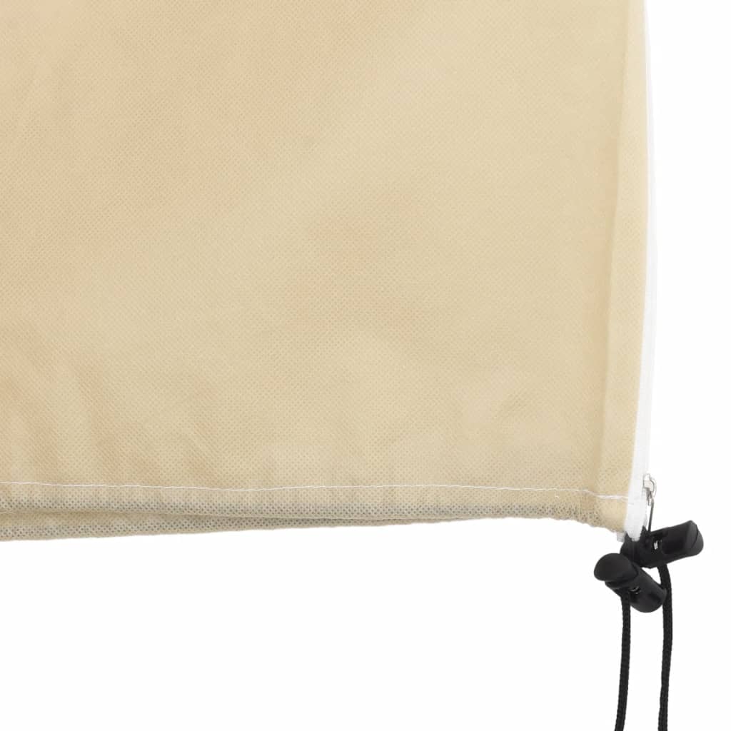 Wintervlies mit Reißverschluss 2 Stk. 70 g/m² 1x1,55 m - Pazzar.ch