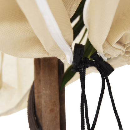 Wintervlies mit Reißverschluss 2 Stk. 70 g/m² 1x1,55 m - Pazzar.ch