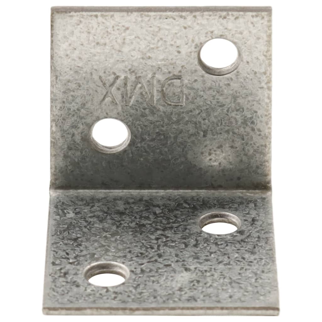 Winkelhalterungen 150 Stk. 2 mm 30x25x30 mm Verzinkter Stahl - Pazzar.ch
