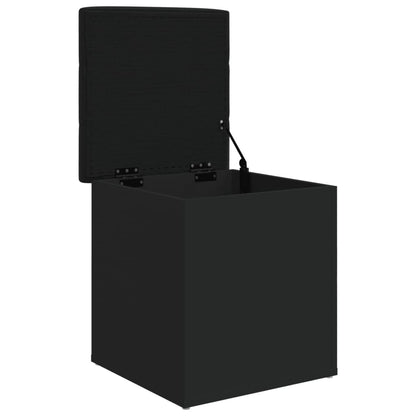 Sitzbank mit Stauraum Schwarz 42x42x45 cm Holzwerkstoff - Pazzar.ch