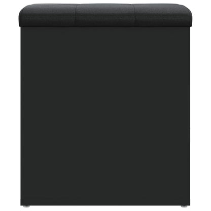 Sitzbank mit Stauraum Schwarz 42x42x45 cm Holzwerkstoff - Pazzar.ch