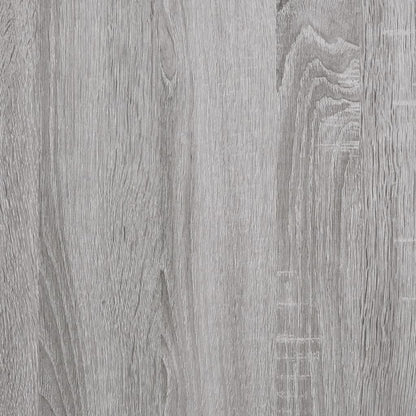 Sitzbank mit Stauraum Grau Sonoma 42x42x46 cm Holzwerkstoff - Pazzar.ch