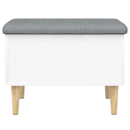 Sitzbank mit Stauraum Weiß 62x42x46 cm Holzwerkstoff - Pazzar.ch