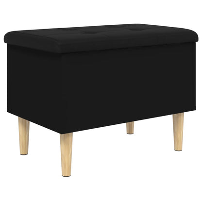 Sitzbank mit Stauraum Schwarz 62x42x46 cm Holzwerkstoff - Pazzar.ch