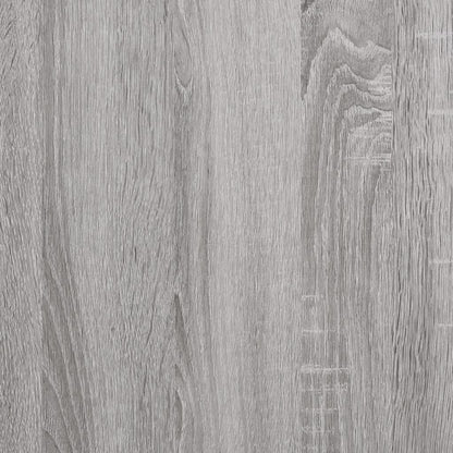 Sitzbank mit Stauraum Grau Sonoma 62x42x46 cm Holzwerkstoff - Pazzar.ch