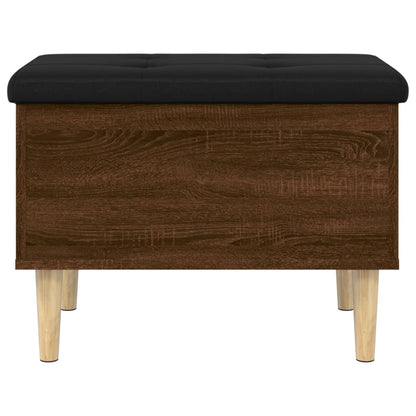 Sitzbank mit Stauraum Braun Eichen-Optik 62x42x46 cm - Pazzar.ch
