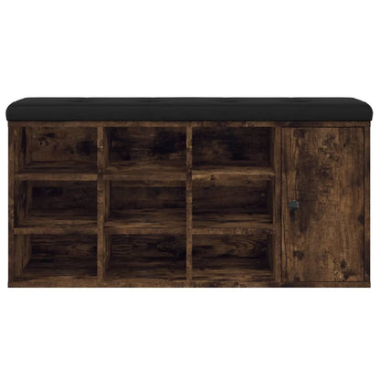 Schuhbank Räuchereiche 102x32x50 cm Holzwerkstoff - Pazzar.ch