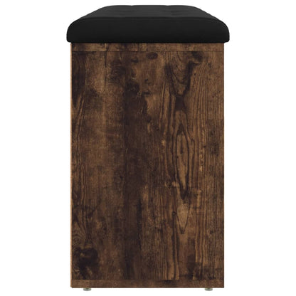 Schuhbank Räuchereiche 102x32x50 cm Holzwerkstoff - Pazzar.ch
