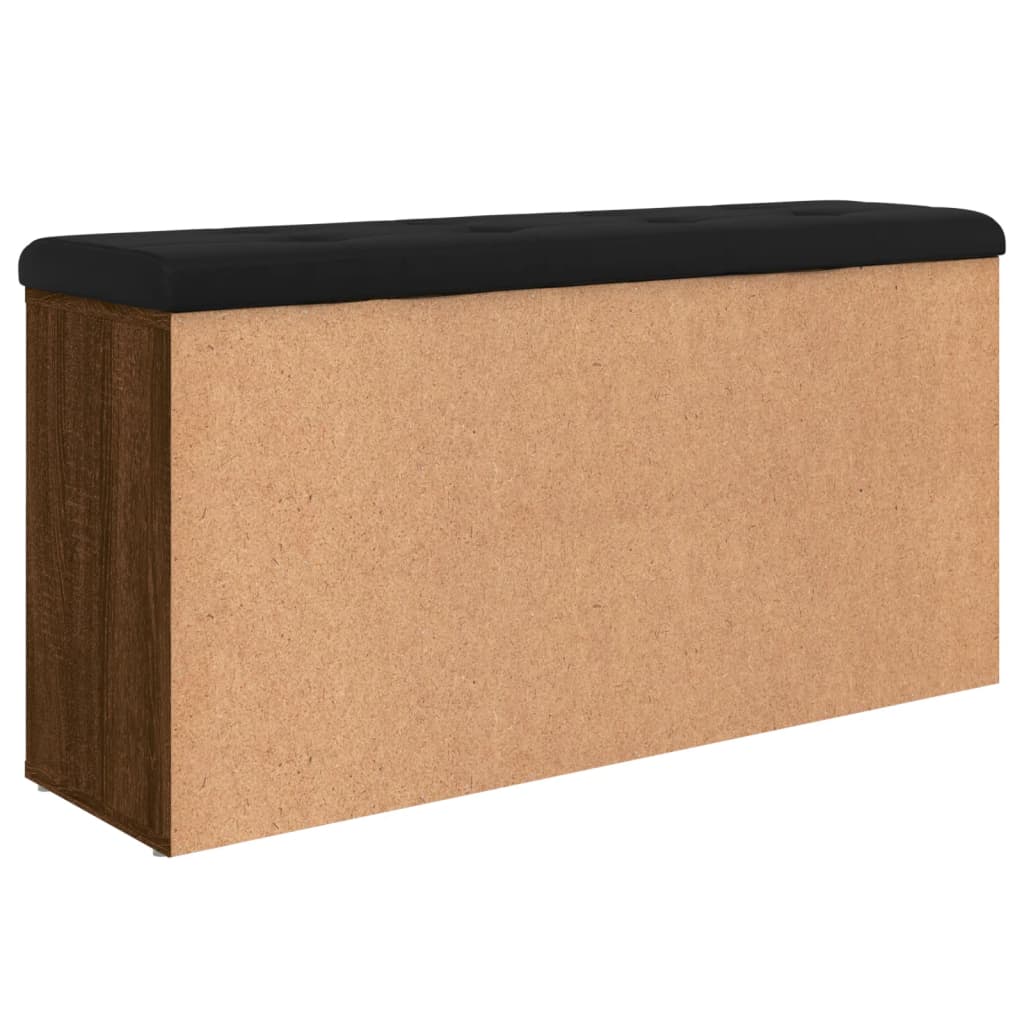 Schuhbank Braun Eichen-Optik 102x32x50 cm Holzwerkstoff - Pazzar.ch