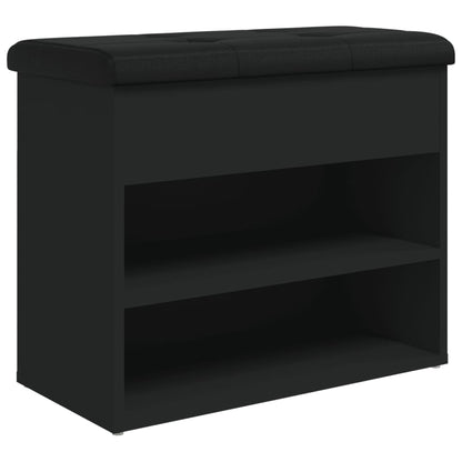 Schuhbank Schwarz 62x32x50 cm Holzwerkstoff - Pazzar.ch