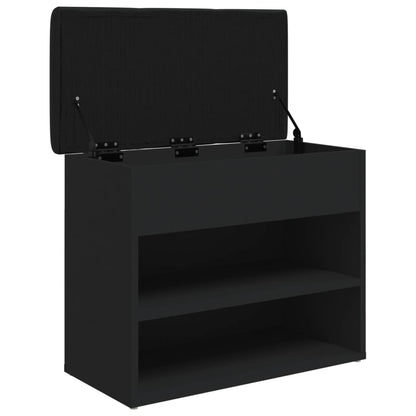 Schuhbank Schwarz 62x32x50 cm Holzwerkstoff - Pazzar.ch