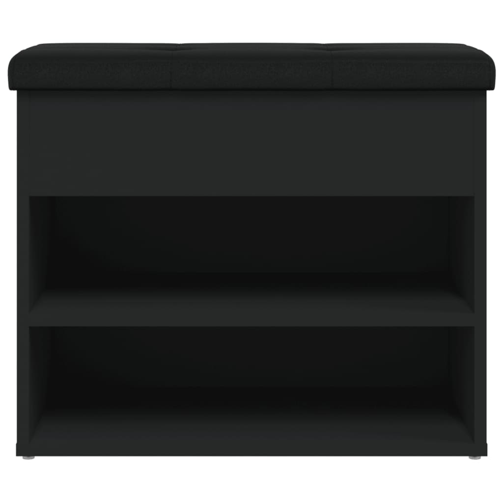 Schuhbank Schwarz 62x32x50 cm Holzwerkstoff - Pazzar.ch