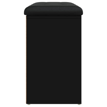 Schuhbank Schwarz 82x32x50 cm Holzwerkstoff - Pazzar.ch