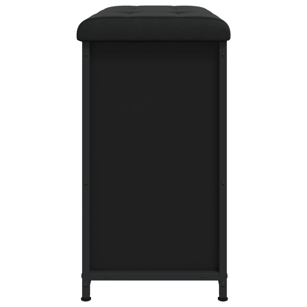 Schuhbank mit Klappe Schwarz 62x32x56 cm - Pazzar.ch