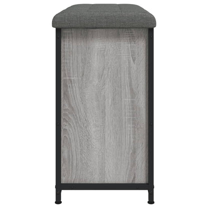 Schuhbank mit Klappe Grau Sonoma 62x32x56 cm - Pazzar.ch