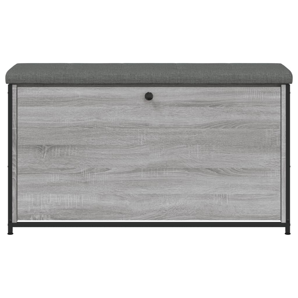 Schuhbank mit Klappe Grau Sonoma 102x32x56 cm - Pazzar.ch